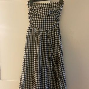 Gingham Midi Dress